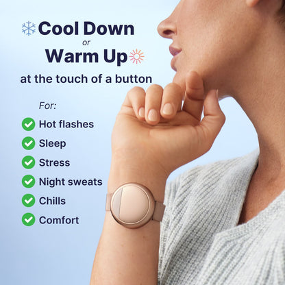 Embr Wave Smart Cooling and Warming Wristband - Personalized Thermal Relief - Black