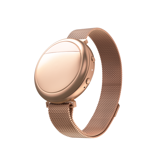 Embr Wave Smart Cooling and Warming Wristband - Personalized Thermal Relief - Rose Gold