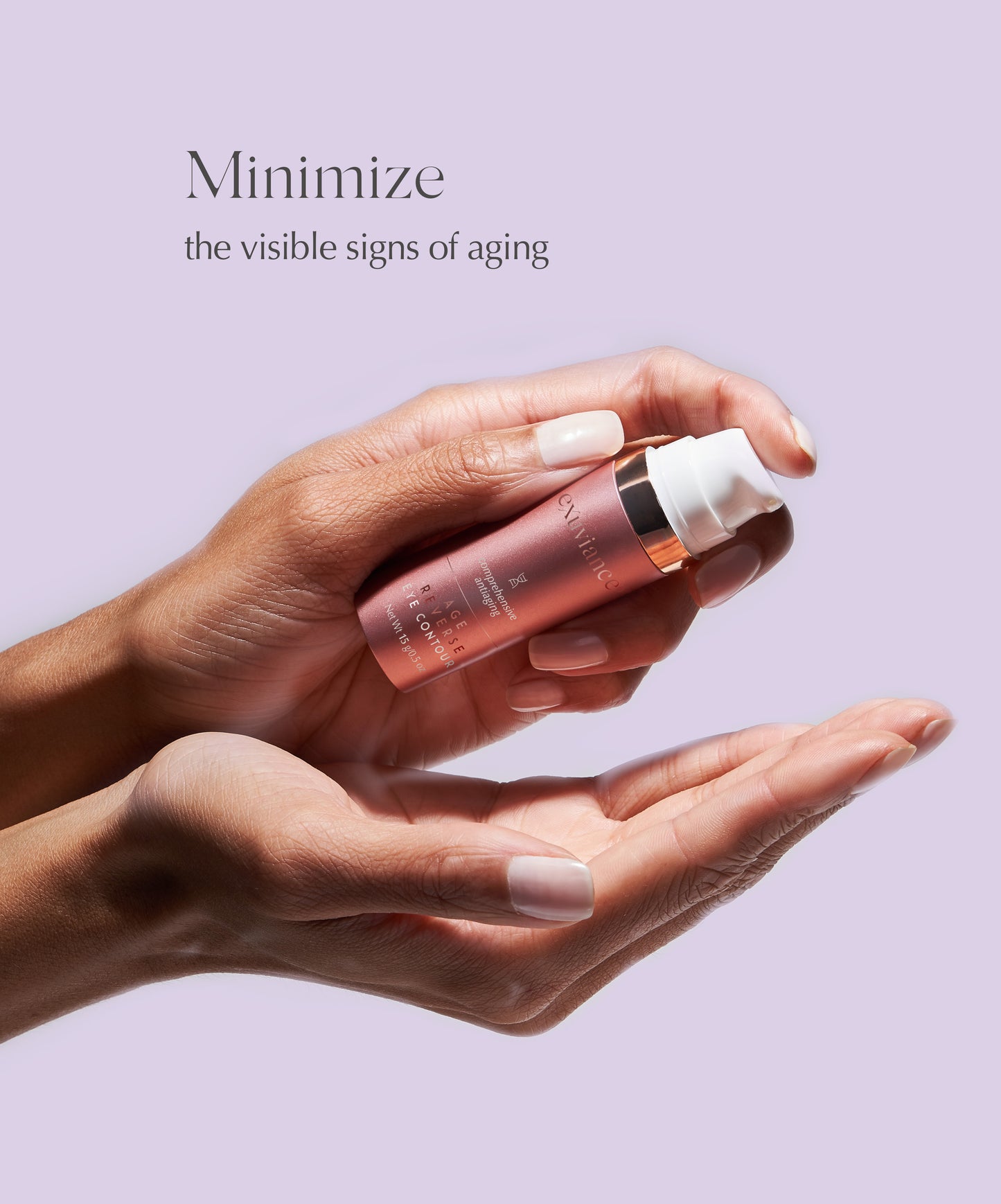 EXUVIANCE Age Reverse Eye Contour minimizes the visible signs of aging