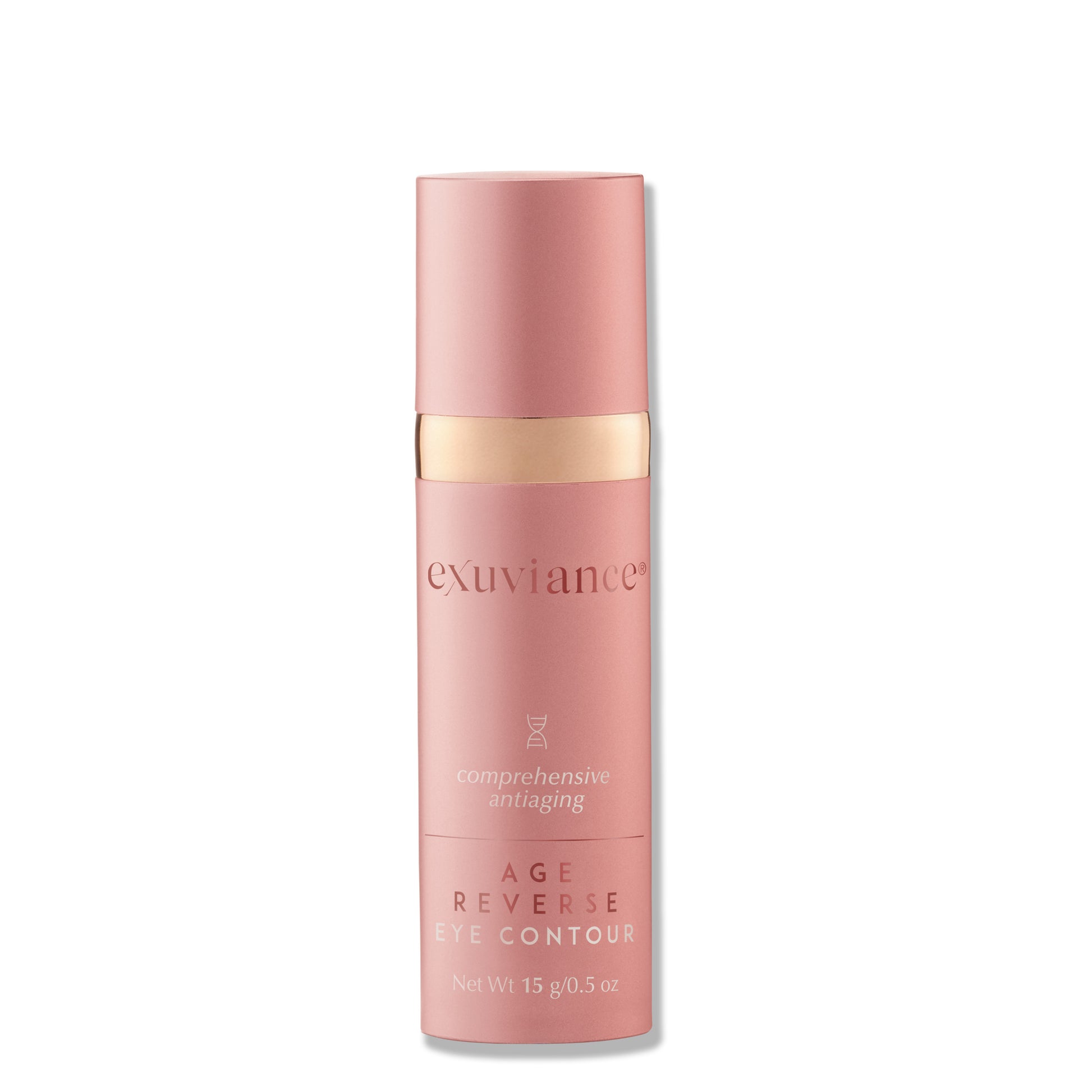 EXUVIANCE Age Reverse Eye Contour, an eye cream for dark circles that firms the look of skin and hydrates to renew definition of the eye area