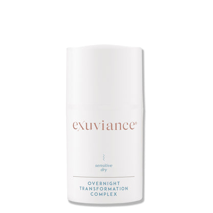 EXUVIANCE Overnight Transformation Complex, a night cream that restores youthful suppleness while you sleep with vitamins A, C & E, skin conditioners and Hyaluronic Acid