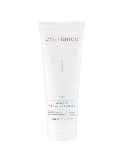 EXUVIANCE Gentle Cream Cleanser, a milky soap-free facial cleanser and makeup remover