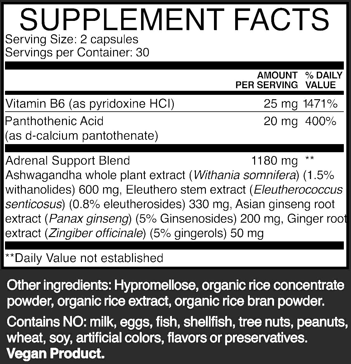 supplement facts label for HUM NUTRITION Uber Energy capsules