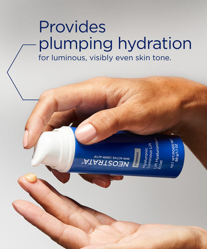 NEOSTRATA Skin Active Hyaluronic Luminous Lift provides plumping hydration for luminous, visibly even skin tone