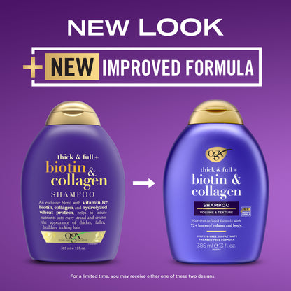 Thick & Full + Biotin & Collagen Volume Shampoo