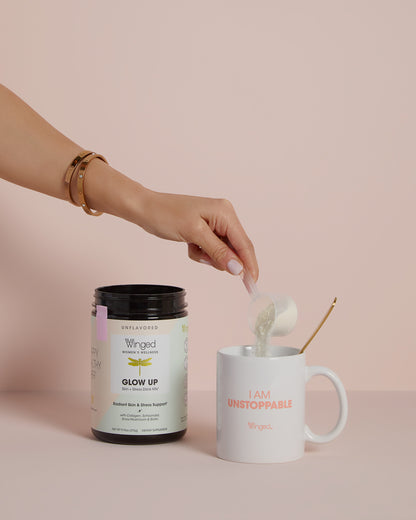 Glow Up Collagen & Stress Drink Mix Powder