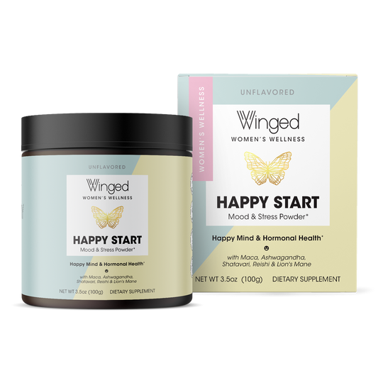 Happy Start Mushroom Mood Boosting Drink Mix Powder