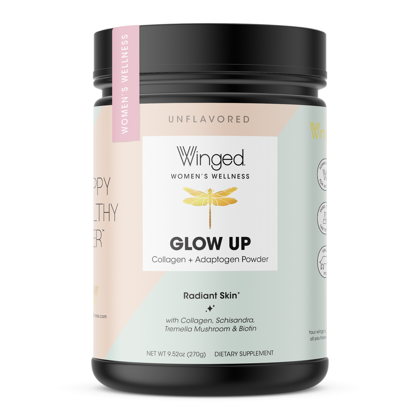 Glow Up Collagen & Stress Drink Mix Powder